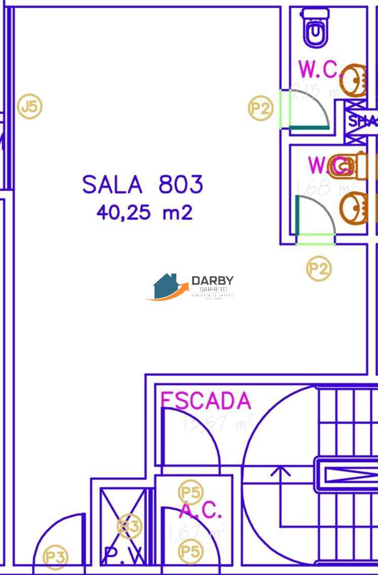 Conjunto Comercial-Sala para alugar, 41m² - Foto 17