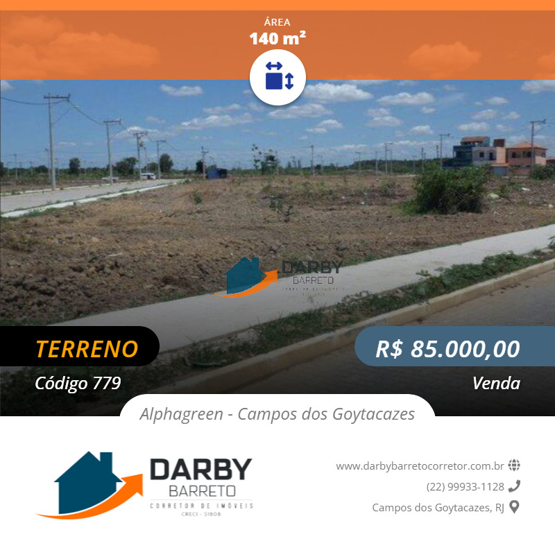 Terreno à venda, 140m² - Foto 1