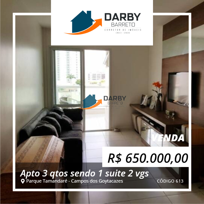 Apartamento à venda com 3 quartos, 93m² - Foto 1