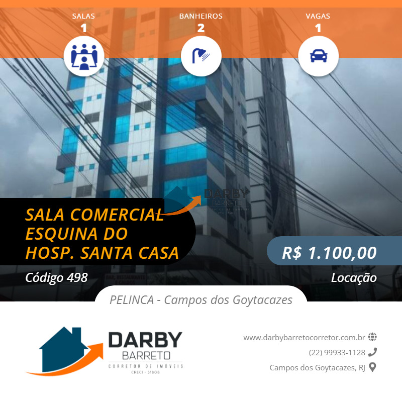 Conjunto Comercial-Sala para alugar, 41m² - Foto 1